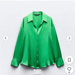 Zara Satin Blouse
